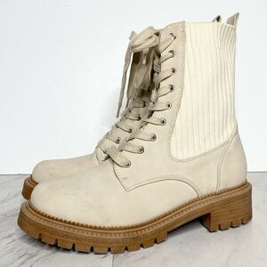 Catherine Malandrino Penty Lace Up Boot 7.5